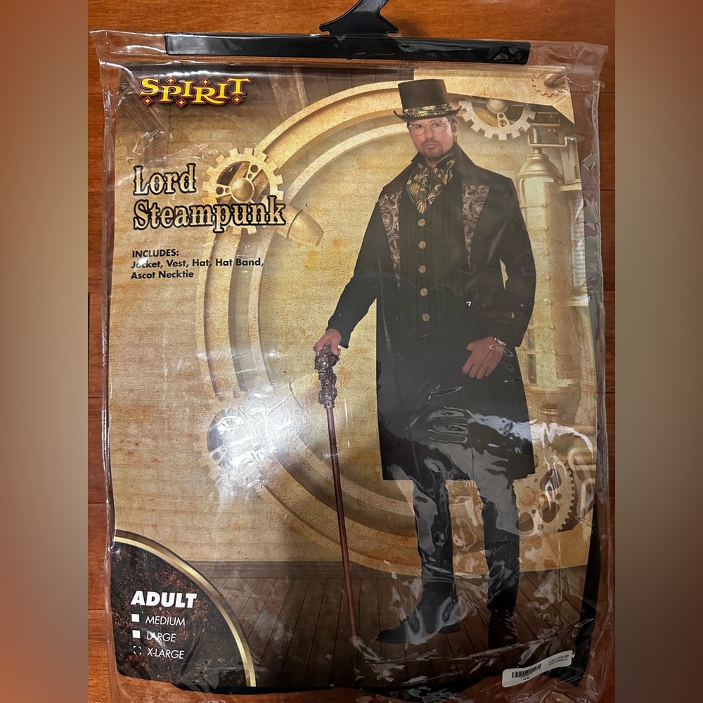COPY - Halloween Costume - Steampunk Men + Accessories, Size L-XL